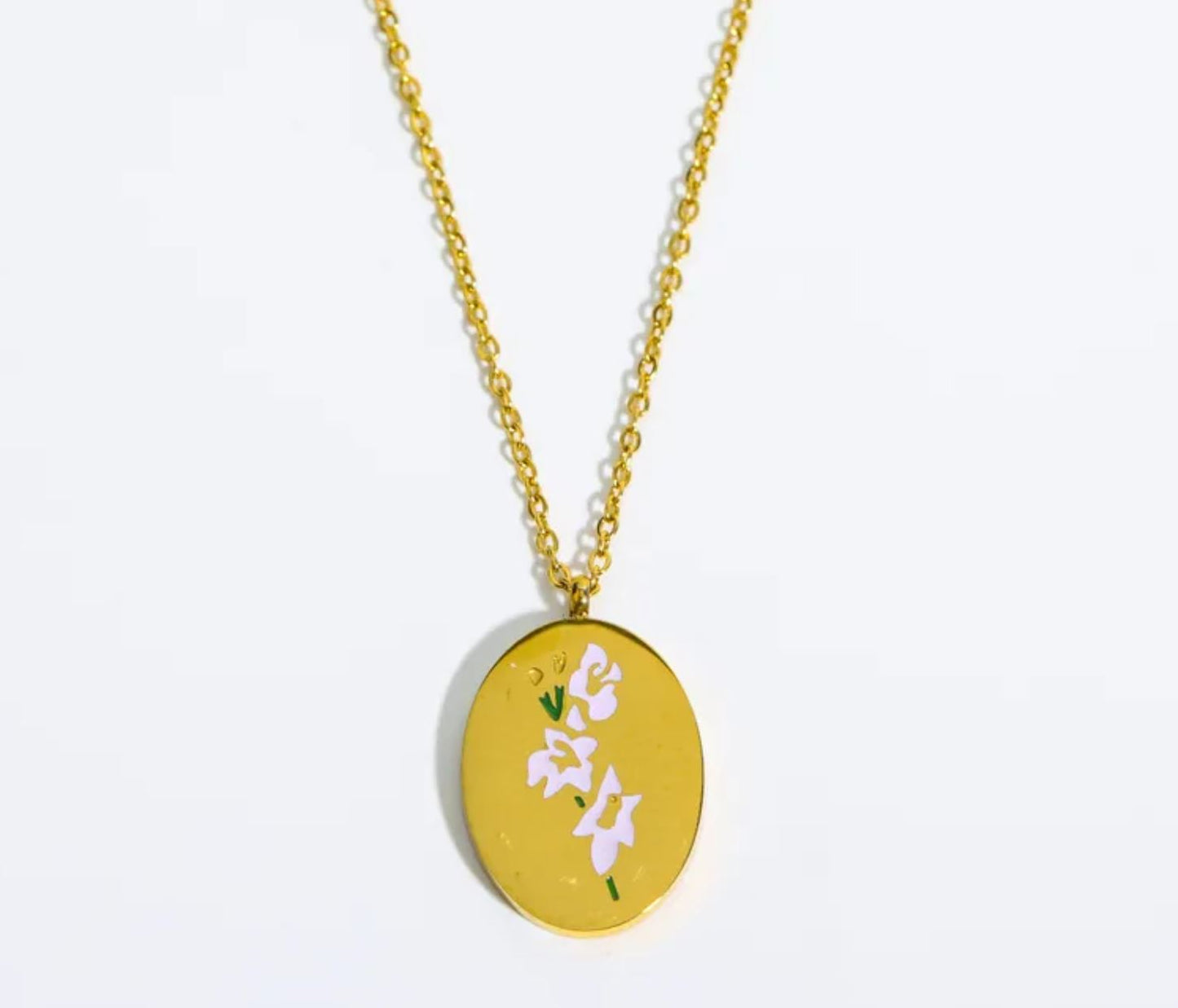 Birth Flower Necklace