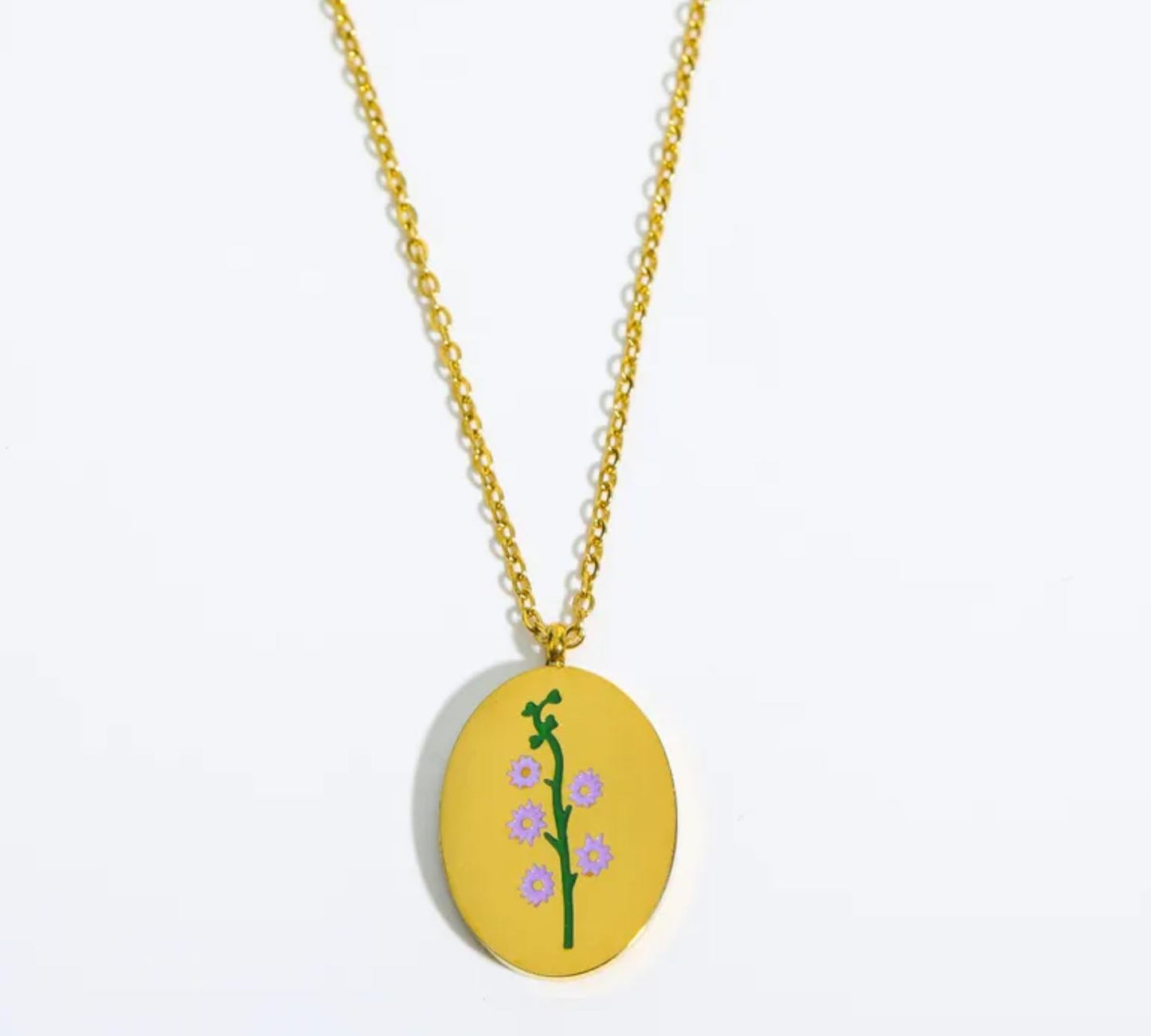Birth Flower Necklace