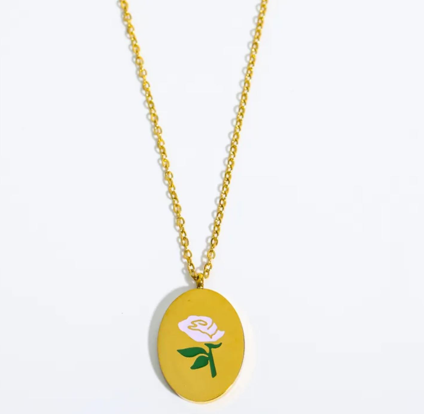 Birth Flower Necklace