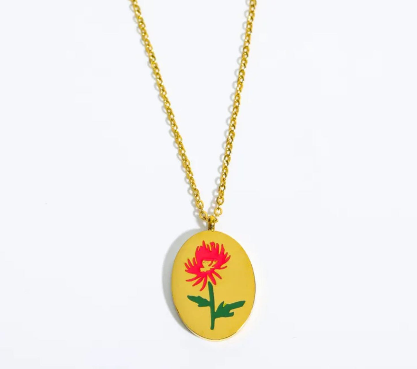 Birth Flower Necklace