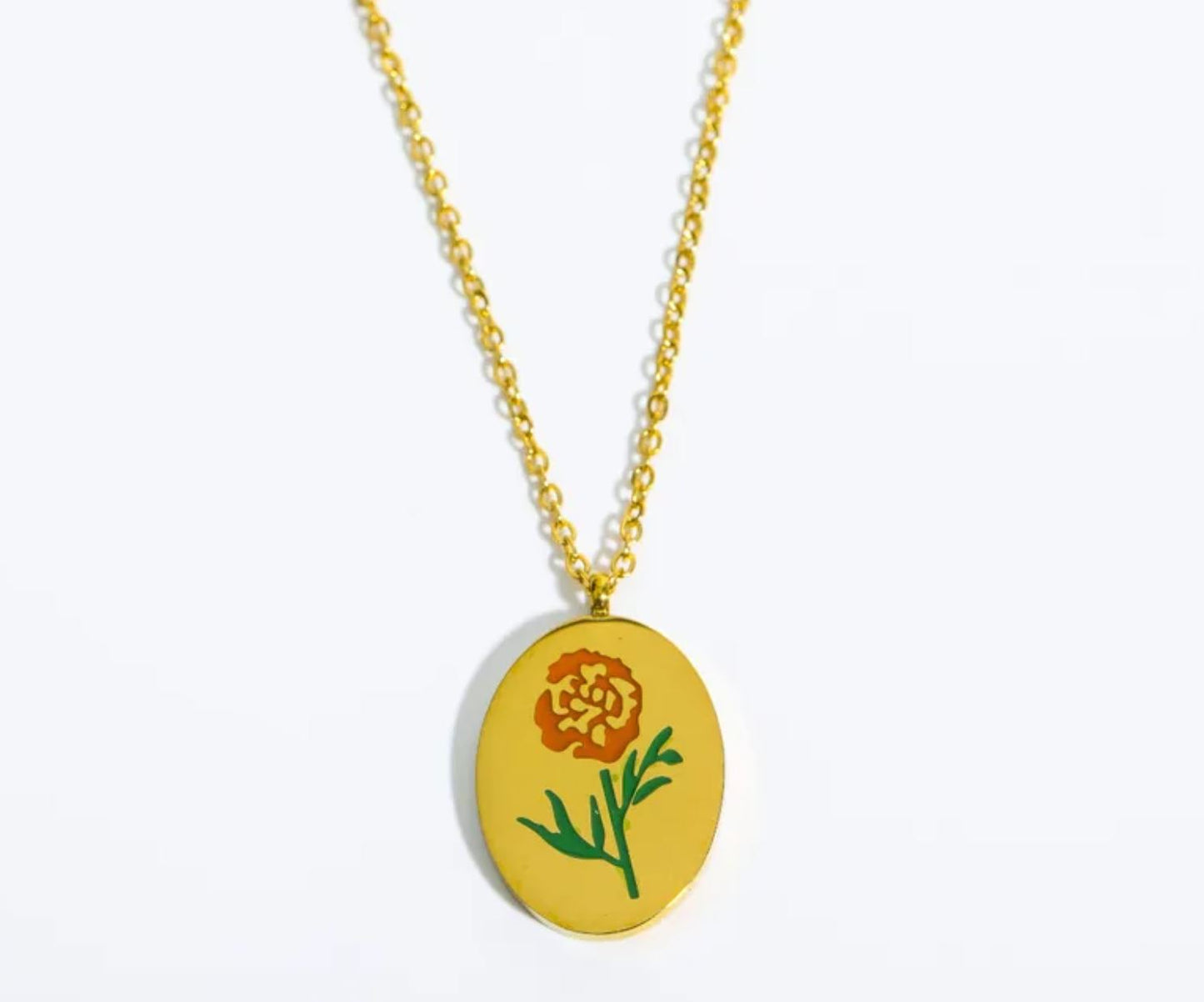 Birth Flower Necklace