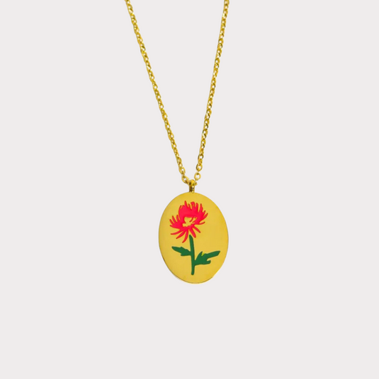 Birth Flower Necklace