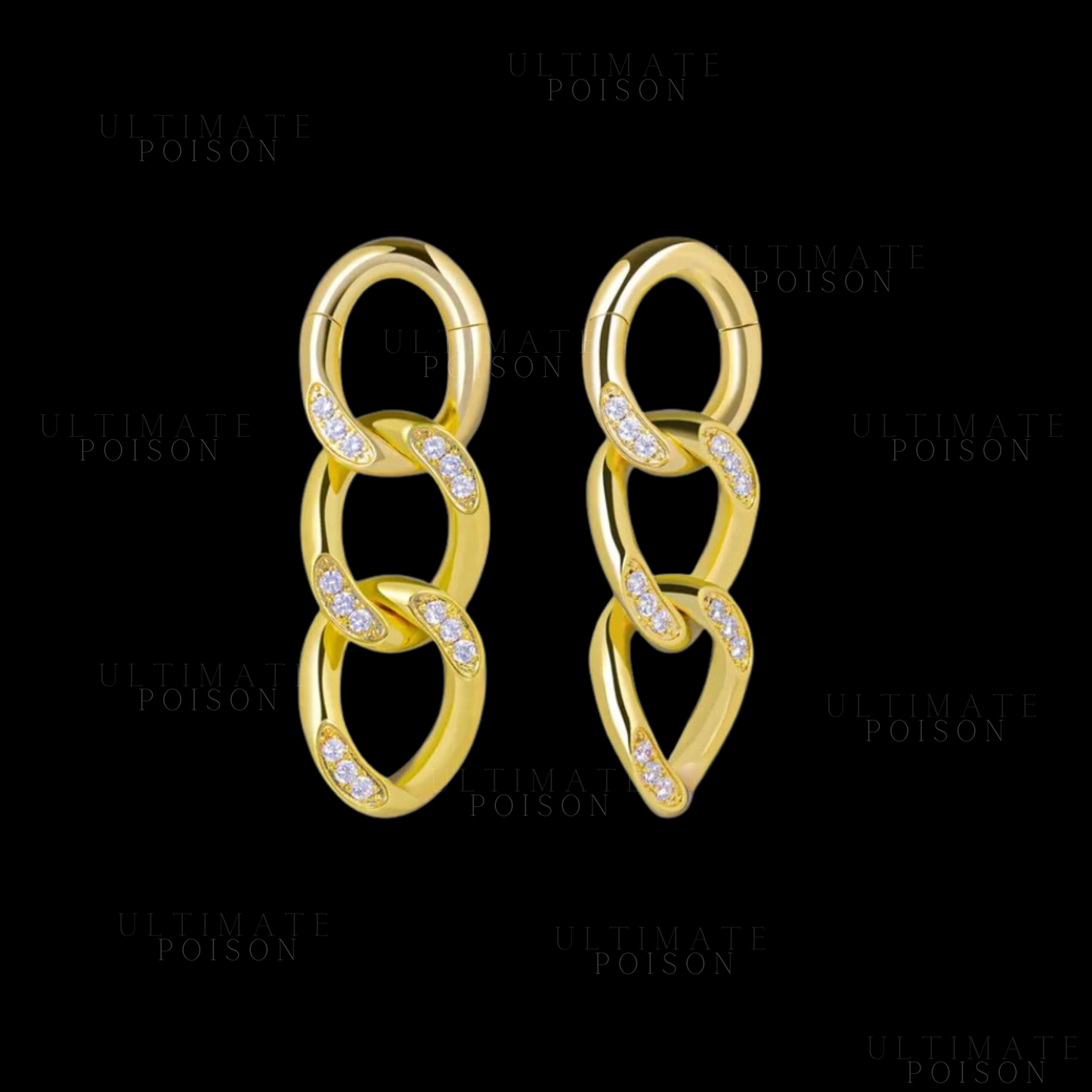 Cuban chain ear weights
