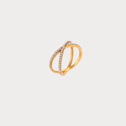 X Mini Pearl Ring