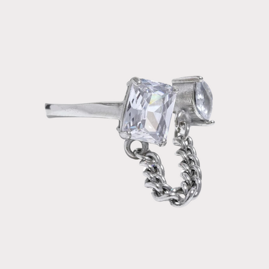 Double Stone and chain ring (Adjustable)