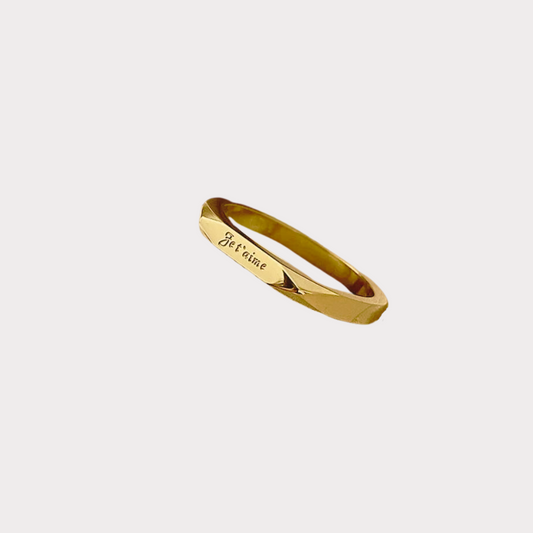 Jet'aime Stacking Ring