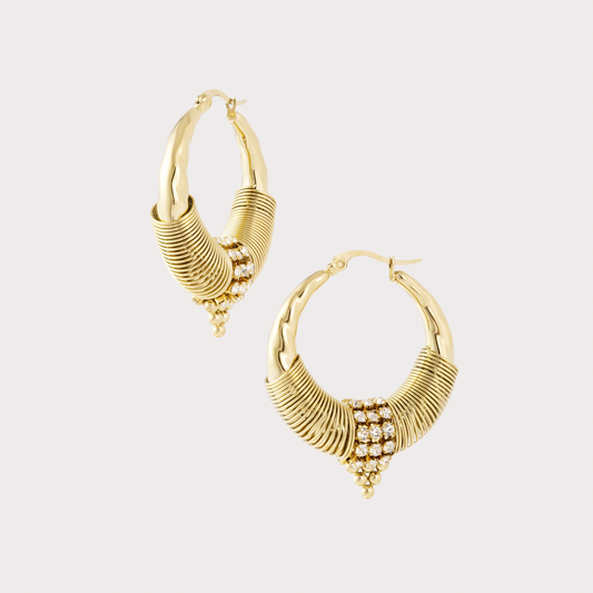 Lux boho hoops