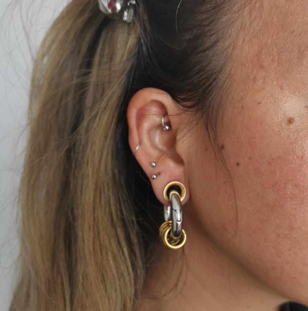 Looped in ear weights
