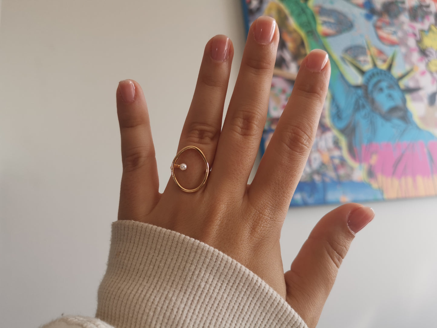 Pearly Void ring