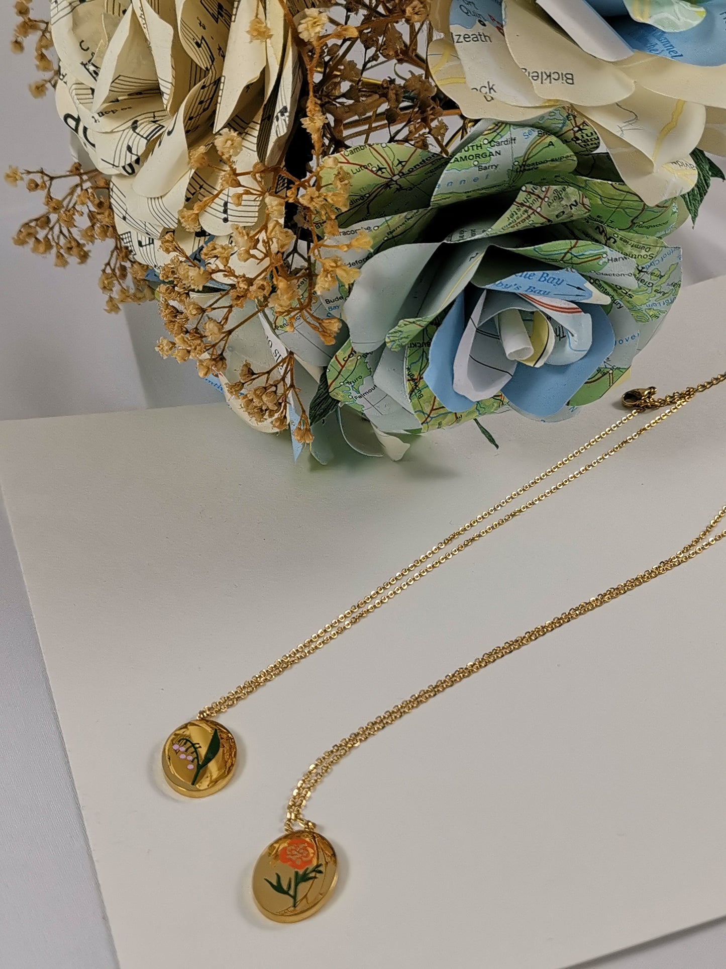 Birth Flower Necklace