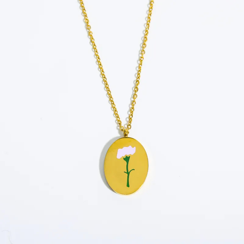 Birth Flower Necklace
